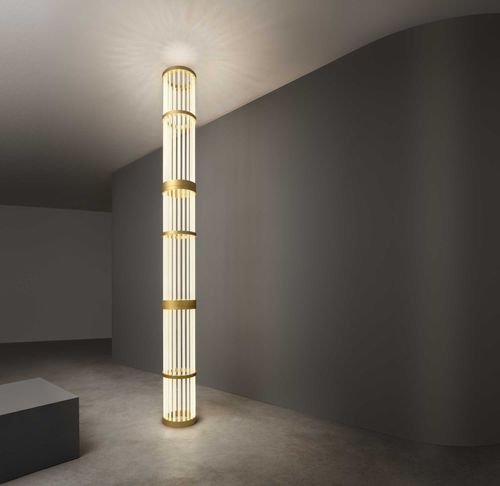 Coluna de luz contemporânea - THIRTIES - OLEV S.r.l. - metálica / em vidro / de LED