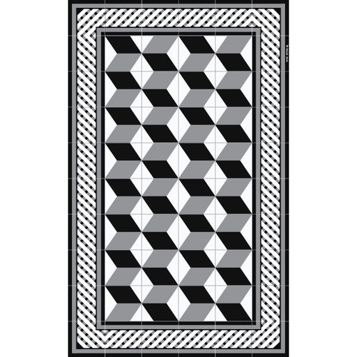 Tapete contemporâneo - BAUHAUS – BA8 - BEIJA FLOR - geométrico / vinílico / retangular