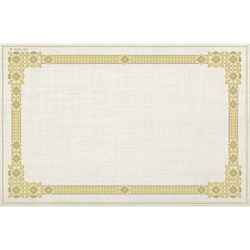 Individual de mesa vinílico - CROSS STITCH P-CS49 - BEIJA FLOR - para uso doméstico