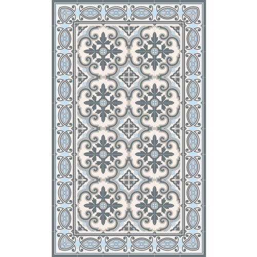 Tapete contemporâneo - JAFFA- Y3 - BEIJA FLOR - estampado / vinílico / retangular