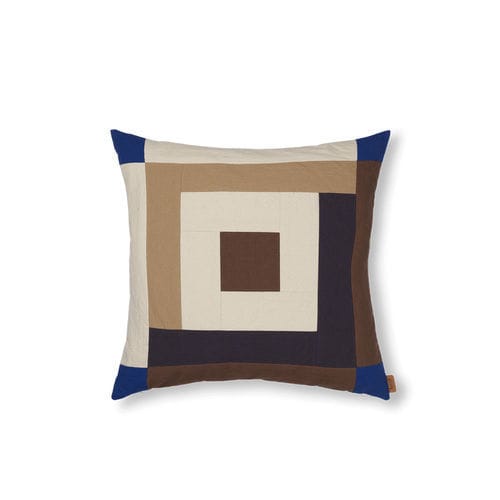 Almofada para sofá - Border - Ferm Living - retangular / estampada / patchwork