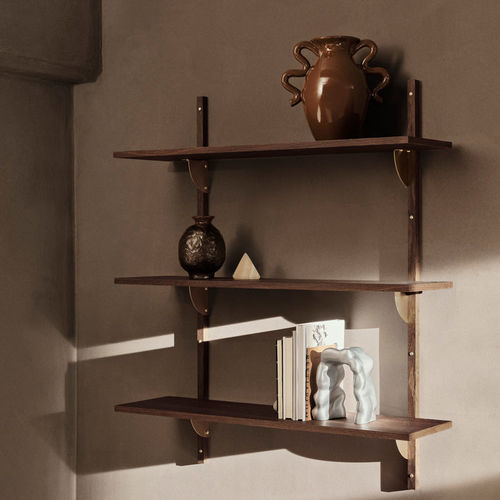 Estante de parede - Sector - Ferm Living - contemporânea / em carvalho / em MDF