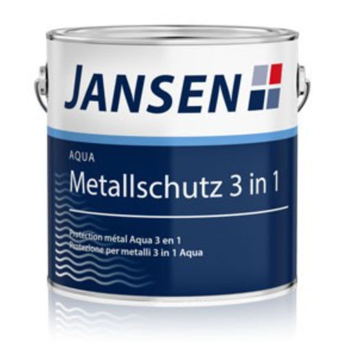 Tinta anticorrosão - AQUA 3 IN 1 - jansen - de proteção / de dupla função / de acabamento