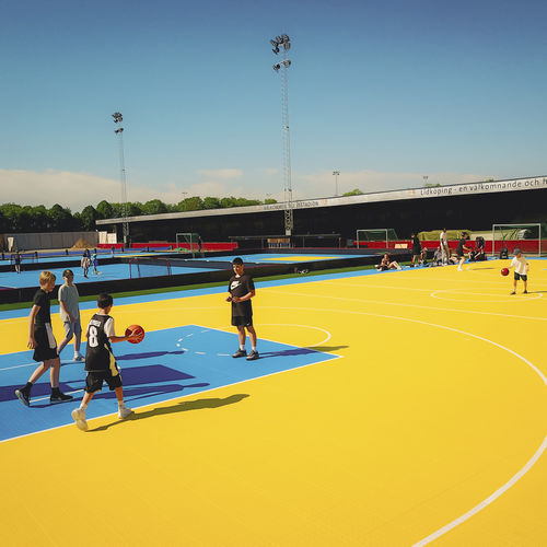 Piso esportivo para ambiente externo - BERGO ULTIMATE™ - Bergo flooring - em polipropileno / para campo ou quadra esportiva / para atividade esportiva