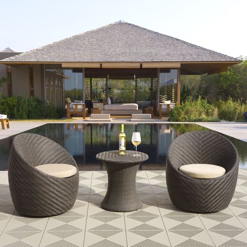 Revestimento de piso em material plástico - BERGO UNIQUE™ - Bergo flooring - para ambiente externo / para o setor terciário / residencial