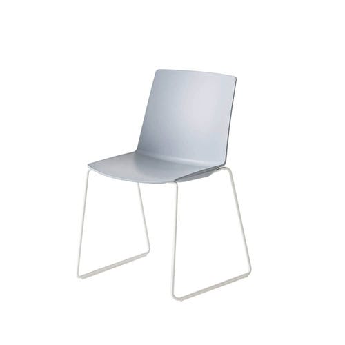 Cadeira de escritório de design minimalista - BELESA - Quinette Gallay - para ambiente interno / em tecido / em tecnopolímero