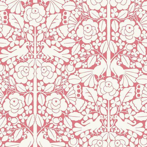 Papel de parede contemporâneo - Fairy Tales  - York wallcoverings - floral / com animais / efeito de tecido