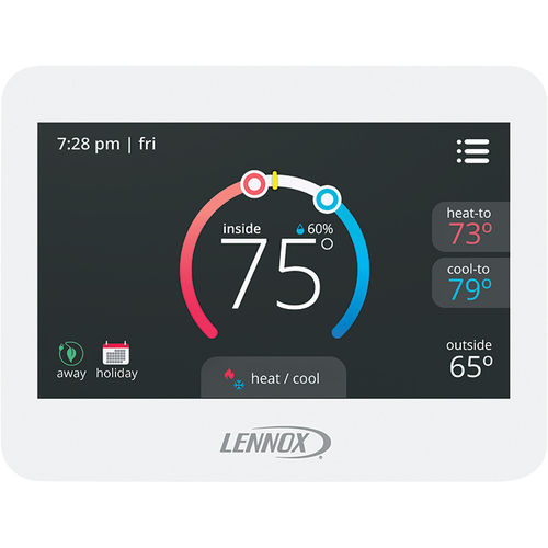 Termostato eletrônico - COMFORTSENSE® 7500  - Lennox - programável / para sistema de ventilação / de parede
