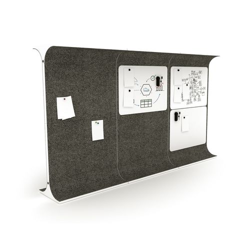 Quadro magnético - INTO Concept - branco / de parede / em aço pintado