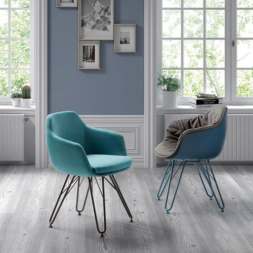 Cadeira contemporânea - LAP 4051 - DRESSY - para ambiente interno / em tecido / com base metálica