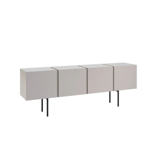 Buffet aparador contemporâneo - MILES H90 - DRESSY - em madeira laqueada / em MDF / metálico