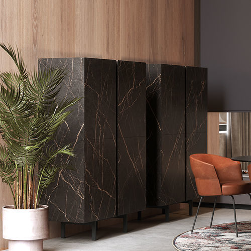 Buffet aparador alto - MILES H170 - DRESSY - contemporâneo / em MDF / metálico
