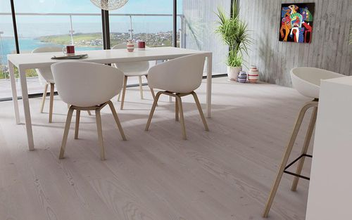 Piso estruturado - DOUGLAS SPRUCE WHITE WAX - Rappgo - em abeto de Douglas / em epícea / encerado