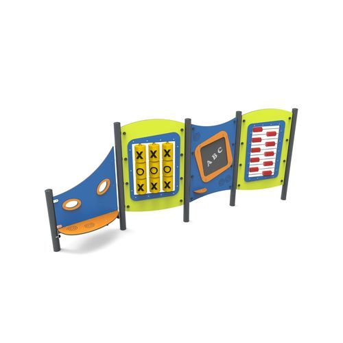 Painel de atividades lúdicas em aço galvanizado - ELIPSO 5   - Free Kids s.c. - ábaco / jogo da velha