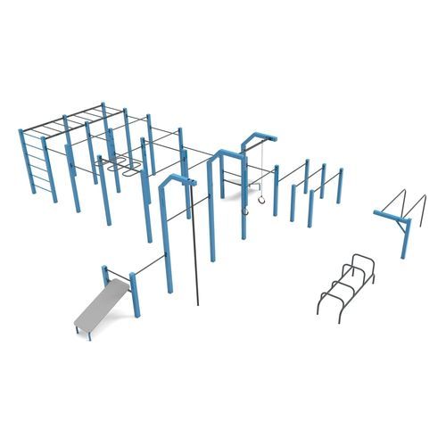 Parque de street workout para espaço público - P-016B  - Free Kids s.c. - para parque infantil / para atividade esportiva / mergulho em paralelas (dips)