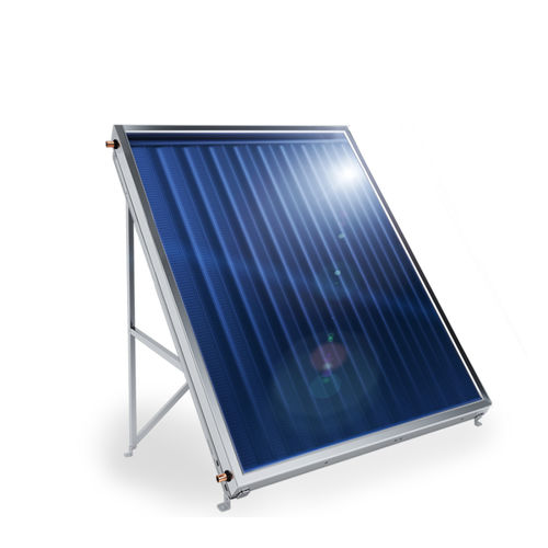 Painel térmico plano - CLASSIC R 1,5 - ELDOMINVEST LTD - para aquecimento de água / com vidro prismático / com moldura de alumínio