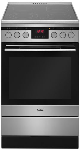 Fogão elétrico - 500 LINE : 514CE3.413TSKDHAQ(XL) - Amica - vitrocerâmico / autolimpante por catálise
