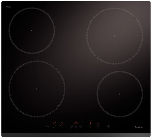 Cooktop de indução - PI6540TK - Amica - 4 bocas / de embutir / com painel touch