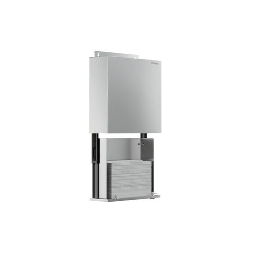 Dispenser de papel toalha fixo - GW03 29 04 01 - genwec - para montar atrás de espelho / em inox escovado / em aço inox 304