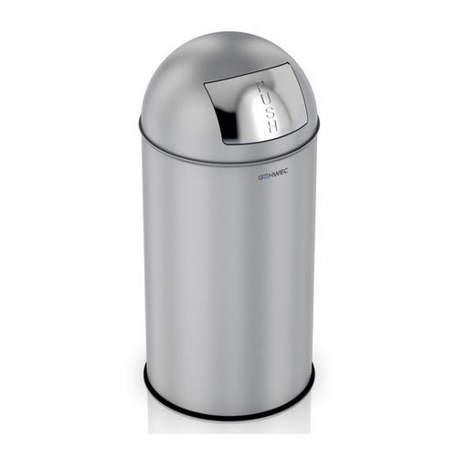 Cesto de papéis em inox escovado - GW06 06 04 01 - genwec