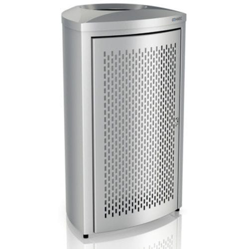 Cesto de papéis em inox escovado - LARGE CAPACITY WASTE BIN - genwec