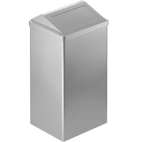 Cesto de papéis em aço inoxidável - GW06 26 04 01 - genwec - em inox escovado / em aço inox 304