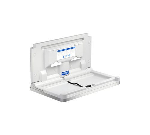 Mesa troca-fraldas em aço inoxidável - GW07 05 04 01 - genwec - em inox escovado / de parede / de bebê