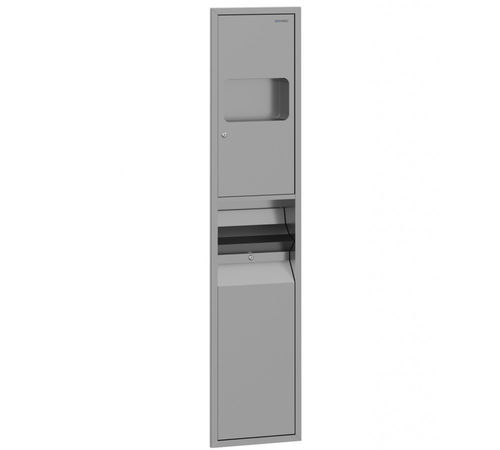 Secador de mãos automático - GW09 01 04 01 - genwec - de embutir / metálico / com dispensador de papel