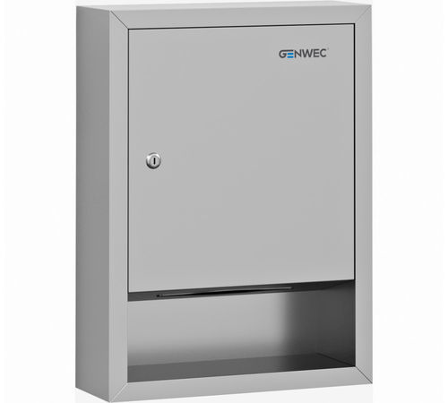 Dispenser de papel toalha saliente - GW09 09 04 01 - genwec - metálico / da linha comercial