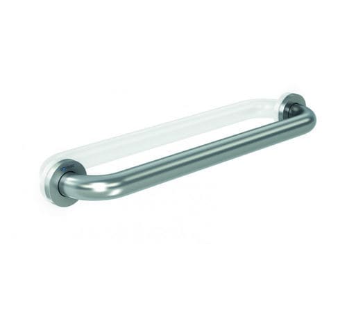 Barra de apoio em inox escovado - GW11 03 04 01 - genwec - reta / de parede / da linha residencial