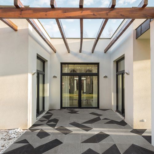 Revestimento de piso em concreto - EKKO PLUS - Castelatto - para ambiente externo / para estacionamento / residencial