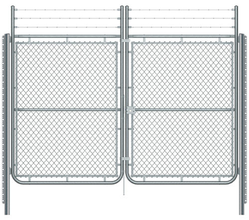 Portão de abrir - SIMPLE TORSION - Indusmetal Torres - metálico / em tela metálica / industrial