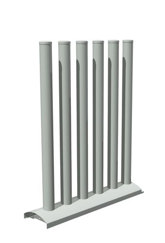 Cerca com barras - EXPO - Indusmetal Torres - para jardim / metálica / contemporânea