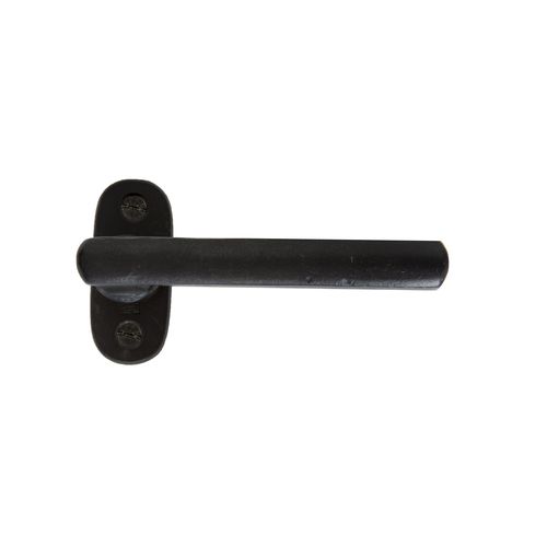Maçaneta para porta - PH1920/ PBTC 1 - Dauby - em ferro envelhecido / em metal bruto / em bronze branco