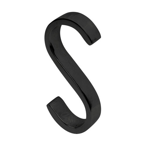 Cabide de parede clássico - ” S ”  - Dauby - em bronze branco / em metal bruto / em ferro envelhecido