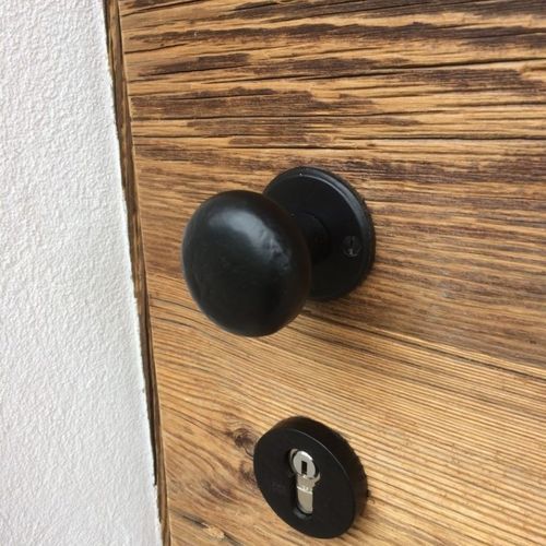 Puxador de porta tipo botão clássico - PHR /50 - Dauby - em ferro envelhecido / em metal bruto / em bronze branco