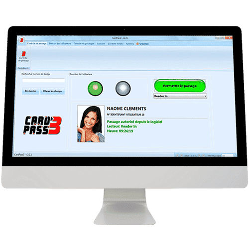 Software de gestão de controle de acesso e de segurança - CardPass3  - A3M - de gestão de dados / para sistema de controle de edifícios inteligentes / em linha