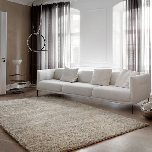 Tapete contemporâneo - GJALL - Fabula living - de cor lisa / em algodão / em viscose