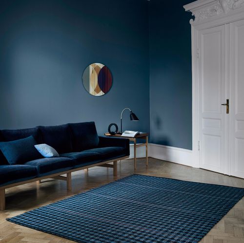 Tapete contemporâneo - LOTUS - Fabula living - quadriculado / em lã da Nova Zelândia / em linho
