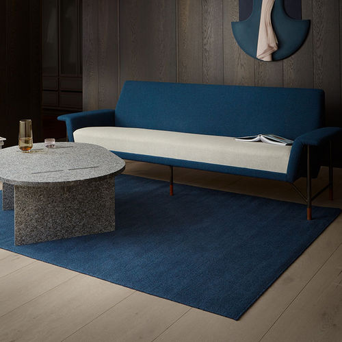Tapete contemporâneo - RUNE - Fabula living - de cor lisa / em lã da Nova Zelândia / retangular