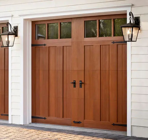 Portão de garagem em compósito - CANYON RIDGE® CARRIAGE HOUSE (5-LAYER) - Copy door - seccionado / de abrir / em aço