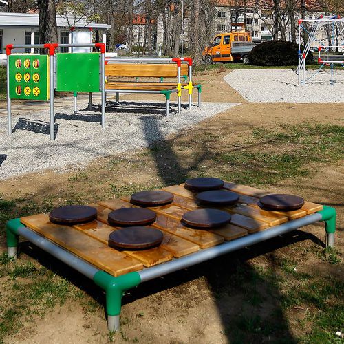 Circuito de obstáculos para parque infantil - KAGP011  - Kreal