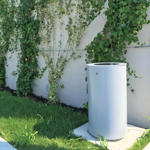 Lixeira pública - SIMPLY - THE ITALIAN LAB SRL - em aço galvanizado / sem tampa / contemporânea