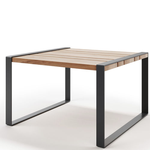 Mesa de piquenique contemporânea - EASY EVO RECY - THE ITALIAN LAB SRL - em madeira exótica / em plástico reciclado / em WPC