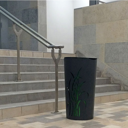 Lixeira pública - GRASS CONIC - THE ITALIAN LAB SRL - em chapa de aço / sem tampa / contemporânea