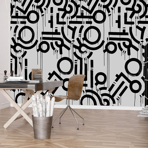 Papel de parede contemporâneo - ADLC-5 TRANSFORM - AREA environments - em linho / vinílico / estampado