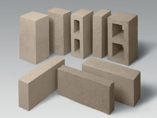 Bloco de concreto oco - CALXITE - Thakeham - maciço / para parede de retenção / para parede estrutural interna