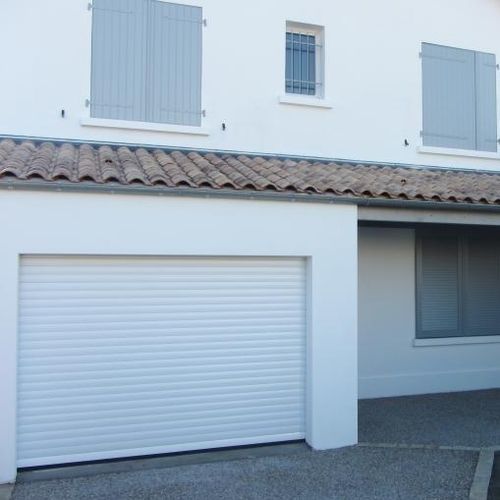 Portão de enrolar para garagem - GYT - em alumínio / automático / de folha única