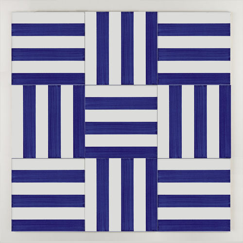 Placas de revestimento em grés porcelanato - LR RIGHE BLU GRANDI - LA RIGGIOLA AB - em cerâmica / de lava / esmaltada