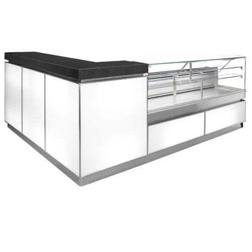 Vitrina refrigerada tipo balcão - SELENE - Jimo Cooling Technology - para loja / sob medida
